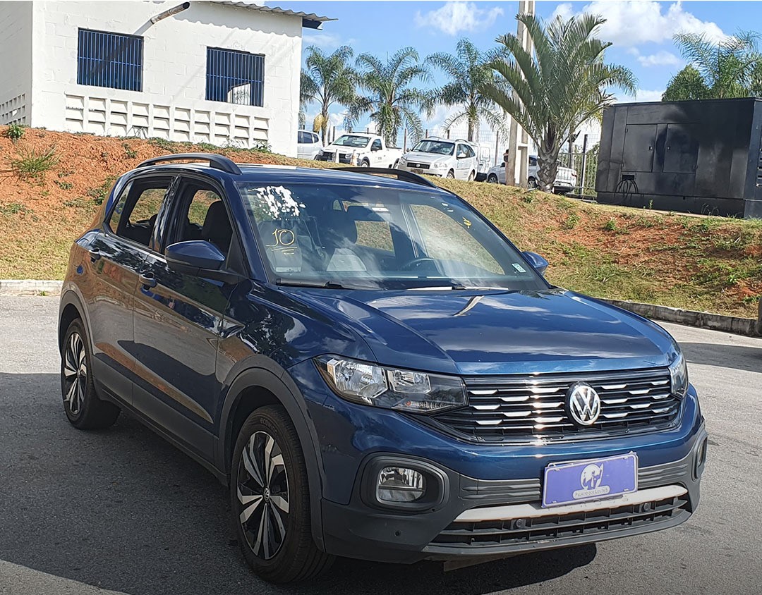 LOTE 07 VOLKSWAGEN T-CROSS CL TSI AD ANO 2020/2021